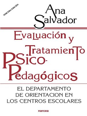 cover image of Evaluación y tratamiento psicopedagógicos
